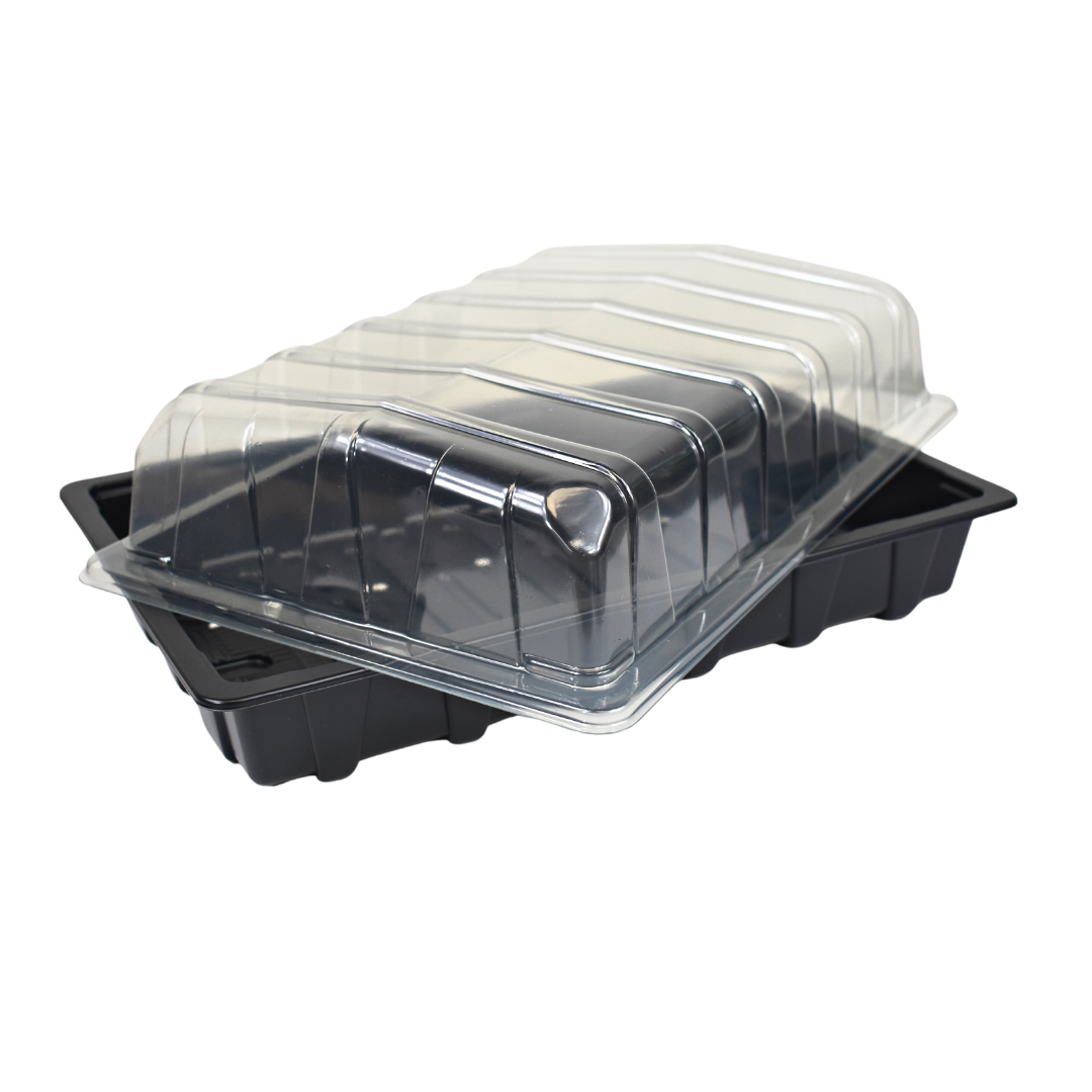 Nutley's Clear Plastic Full Size Seed Propagator Lid and Seed Tray With or Without Holes