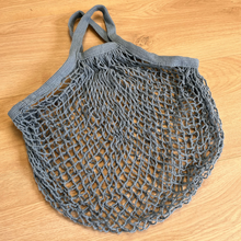 Load image into Gallery viewer, Nutley&#39;s Blue Short Handled String Bag
