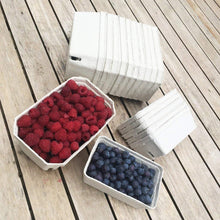 Load image into Gallery viewer, Nutley&#39;s fruit punnets fibre biodegradable compostable recycled 250g
