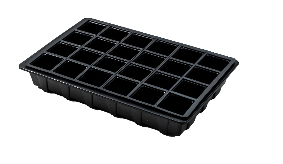 Nutley’s 24 Cell Full Size Seed Propagator Set: Select Drainage Holes and Pack Quantity