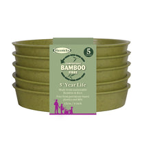 Load image into Gallery viewer, Haxnicks Bamboo Saucers Biodegradable Compostable Green Terracotta Rich Starch Composting Free from BPA 5 Year Guarantee   
