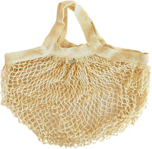 Load image into Gallery viewer, Nutley&#39;s Short Handled Organic Cotton String Shopping Bags
