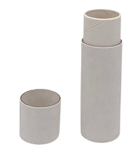 Load image into Gallery viewer, Nutley&#39;s 14ml Plastic Free Cardboard Cosmetics Tube - White
