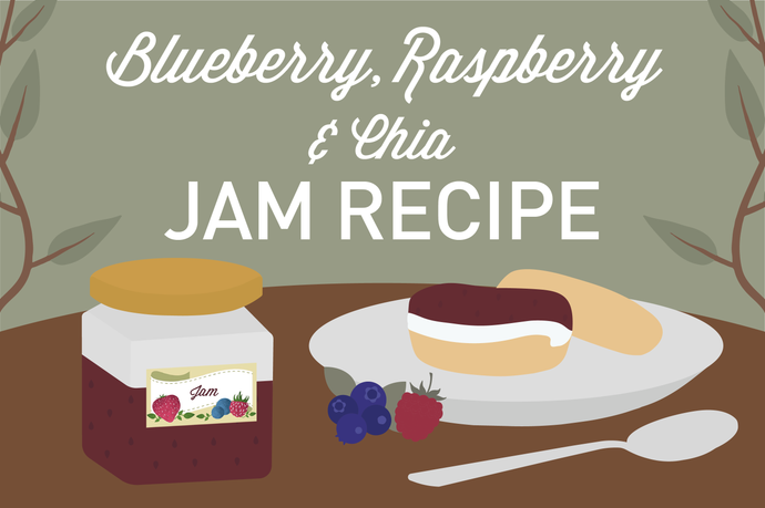 Raspberry & Blueberry Chia Jam Recipe