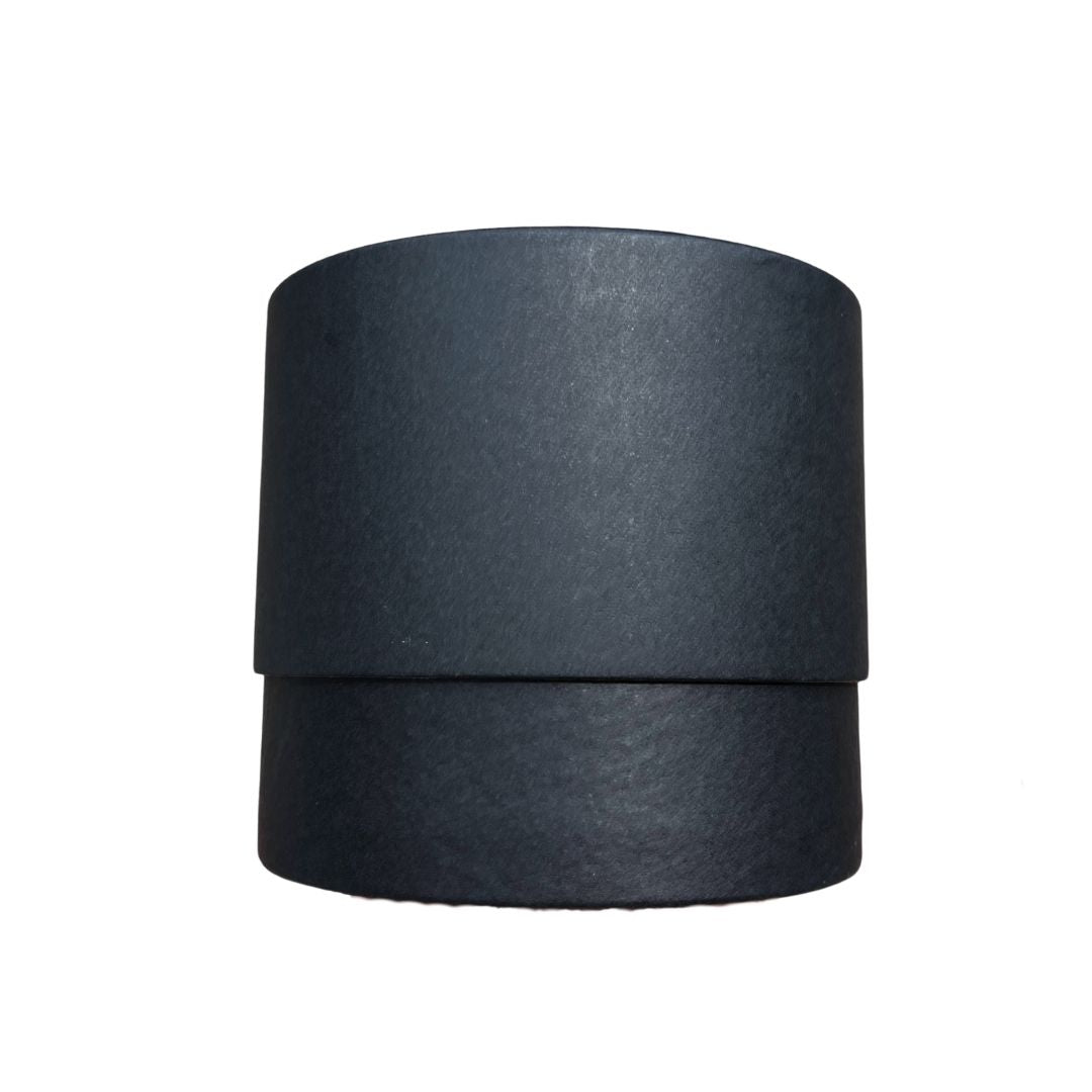 Nutley's 200ml* Plastic Free Cardboard Cosmetics Pot - Black or Brown