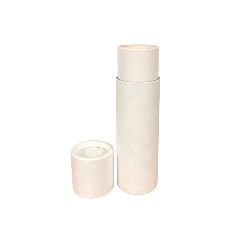 Nutley's 28ml Plastic Free White Cardboard Cosmetics Tube