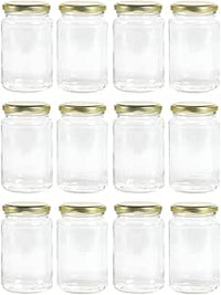 Nutley's 370ml, 1lb Jam Jars with Twist Off Lids