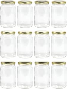 Nutley's 370ml, 1lb Jam Jars with Twist Off Lids