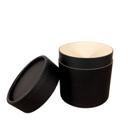 Nutley's 500ml* Black Plastic Free Cardboard Cosmetics Pot