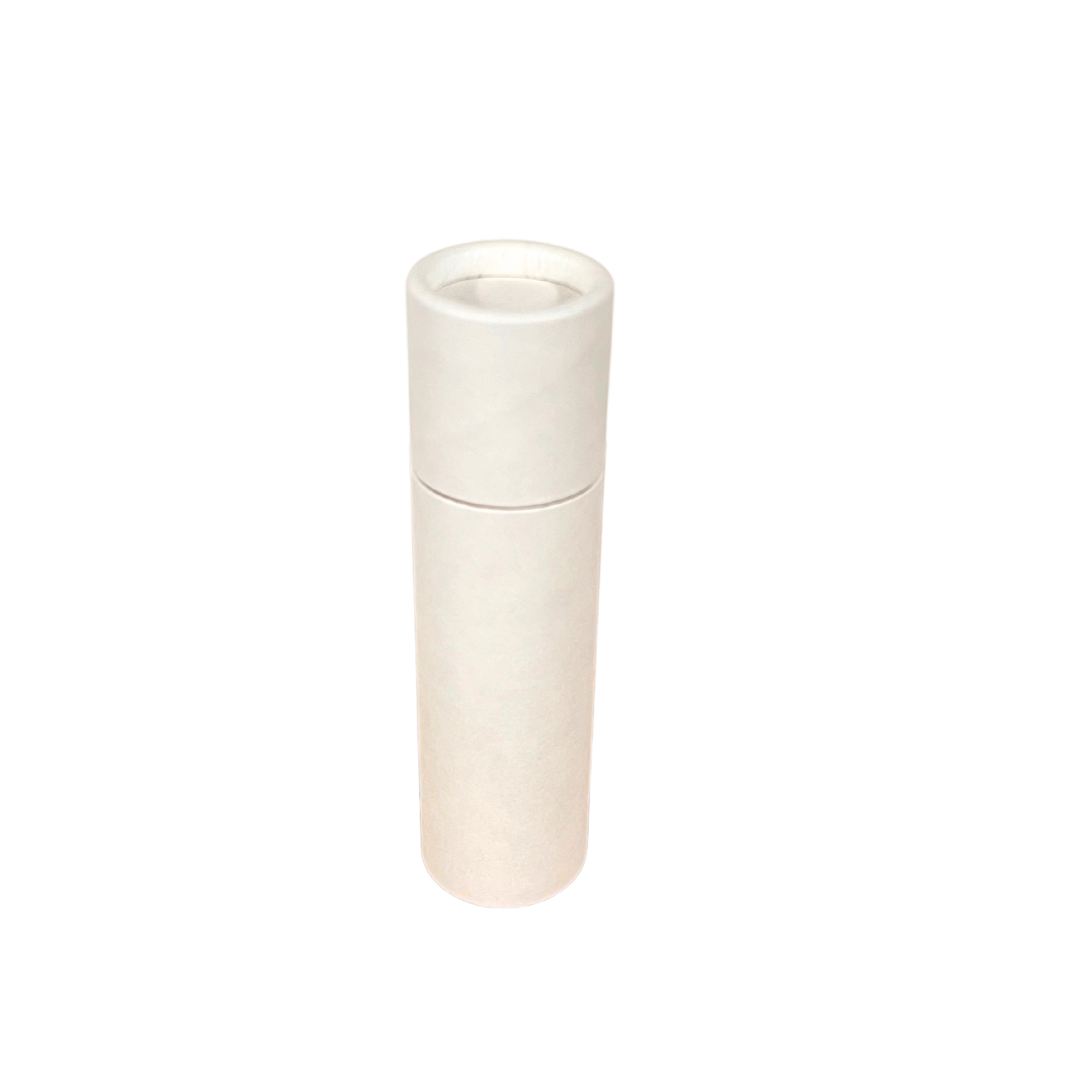 Nutley's 28ml Plastic Free White Cardboard Cosmetics Tube