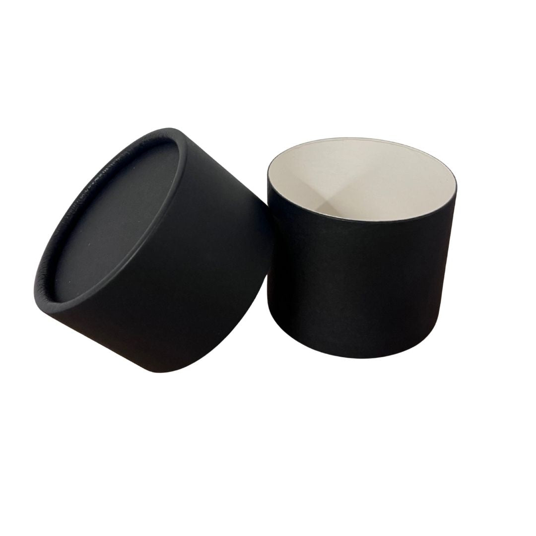 Nutley's 200ml* Plastic Free Cardboard Cosmetics Pot - Black or Brown