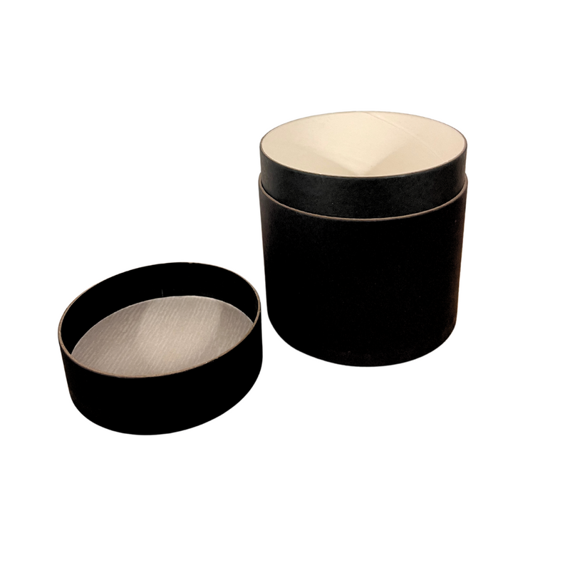 Nutley's 500ml* Black Plastic Free Cardboard Cosmetics Pot