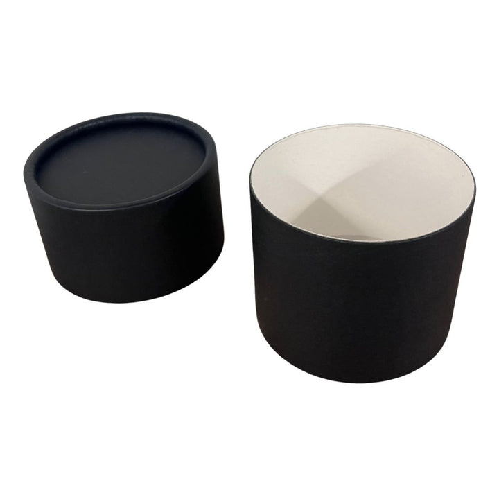 Nutley's 200ml* Plastic Free Cardboard Cosmetics Pot - Black or Brown