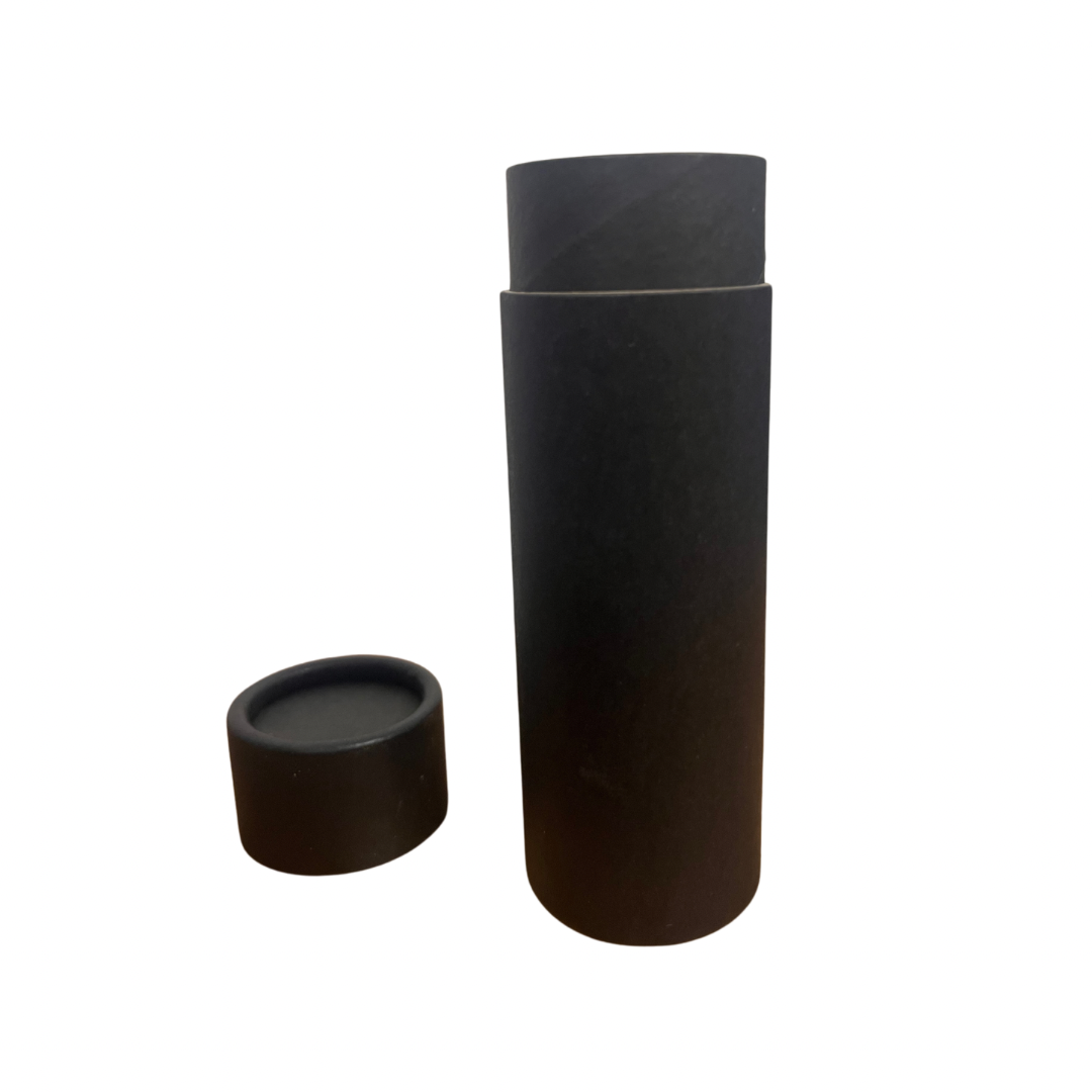 Nutley's 100ml* Plastic Free Black Cardboard Deodorant Tube
