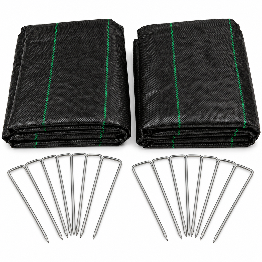 Nutley's Heavy Duty Weed Control Fabric with Pegs - 100gsm