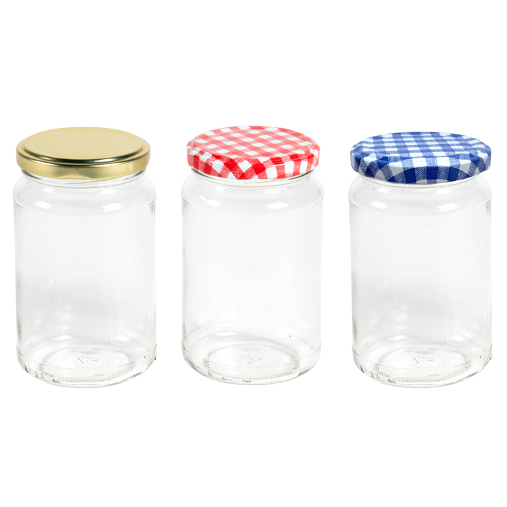Nutley's 370ml, 1lb Jam Jars with Twist Off Lids