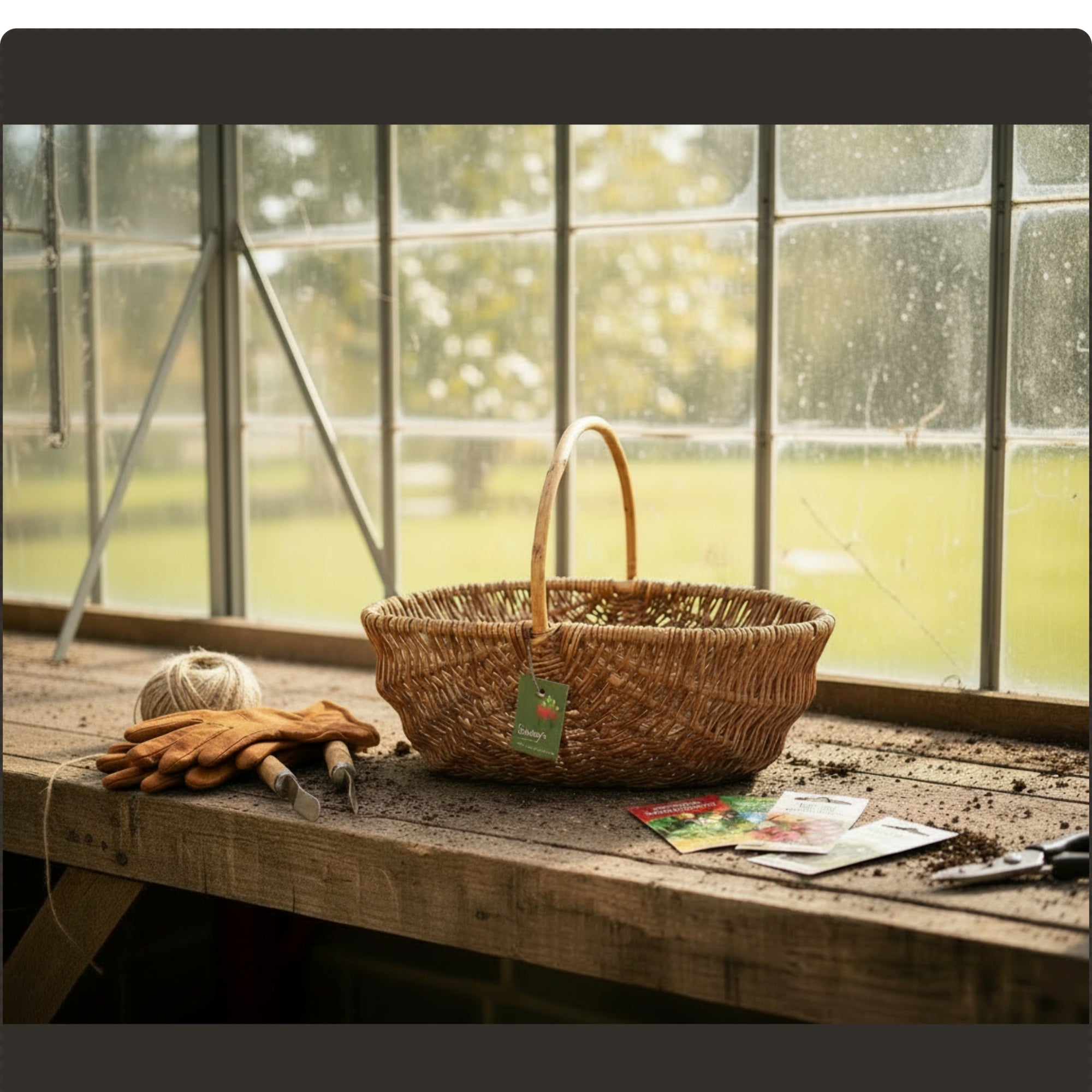 Nutley's Medium Willow Hand Made Trug