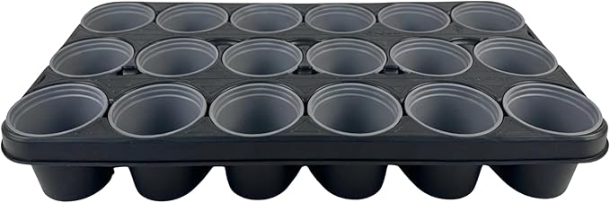 Nutley's 18×9 cm Plant Pot Shuttle Trays – Pack of 2, Pot Carry & Propagation Trays (With or Without Pots)