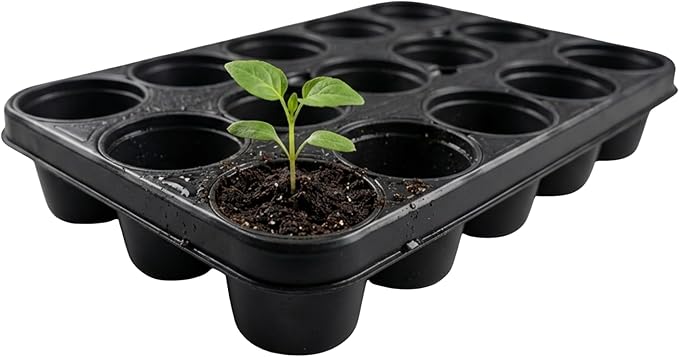Nutley's 18×9 cm Plant Pot Shuttle Trays – Pack of 2, Pot Carry & Propagation Trays (With or Without Pots)