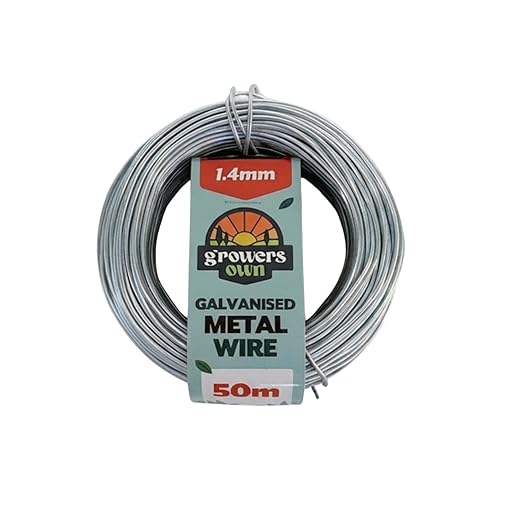 Nutley's Galvanised Metal Garden Wire, 1.4 mm x 50m