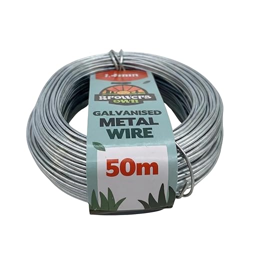 Nutley's Galvanised Metal Garden Wire, 1.4 mm x 50m