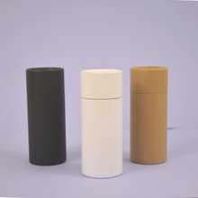 Load image into Gallery viewer, Nutley&#39;s 70ml Plastic Free White Cardboard Deodorant Tubes
