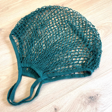 Load image into Gallery viewer, Nutley&#39;s Green Short Handled String Bags
