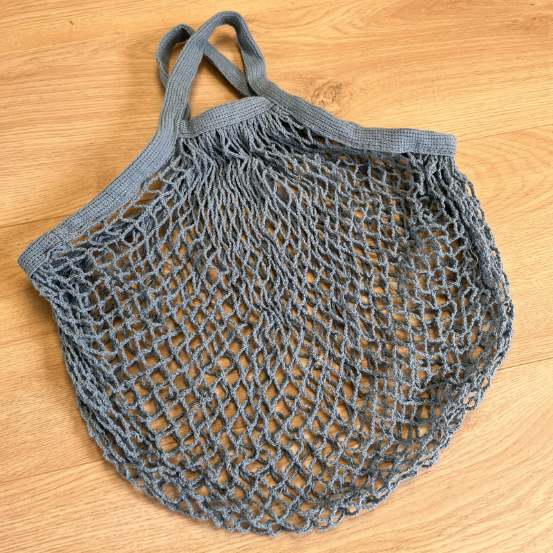 Nutley's Blue Short Handled String Bag