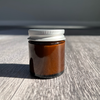 Nutley's 30ml Amber Glass Ointment Jars with Silver Lids