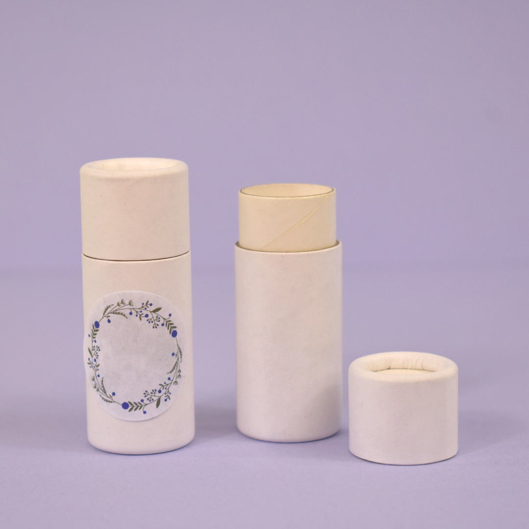 Nutley's 15ml Plastic Free White Cardboard Cosmetic Tube