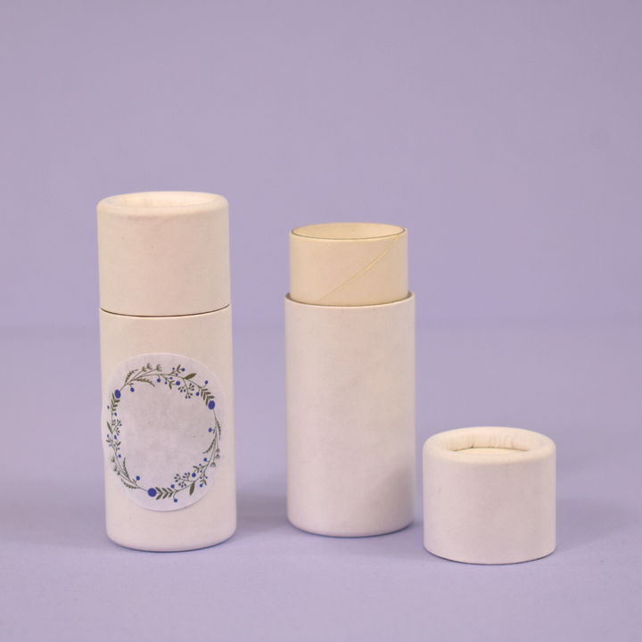 Nutley's 15ml Plastic Free White Cardboard Cosmetic Tube