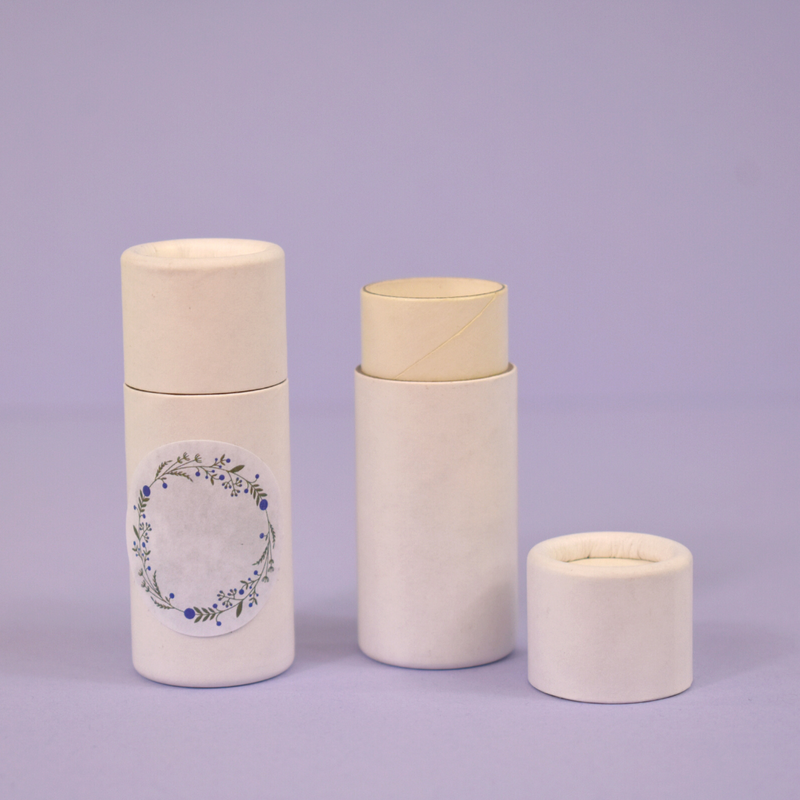 Nutley's 15ml Plastic Free White Cardboard Cosmetic Tube