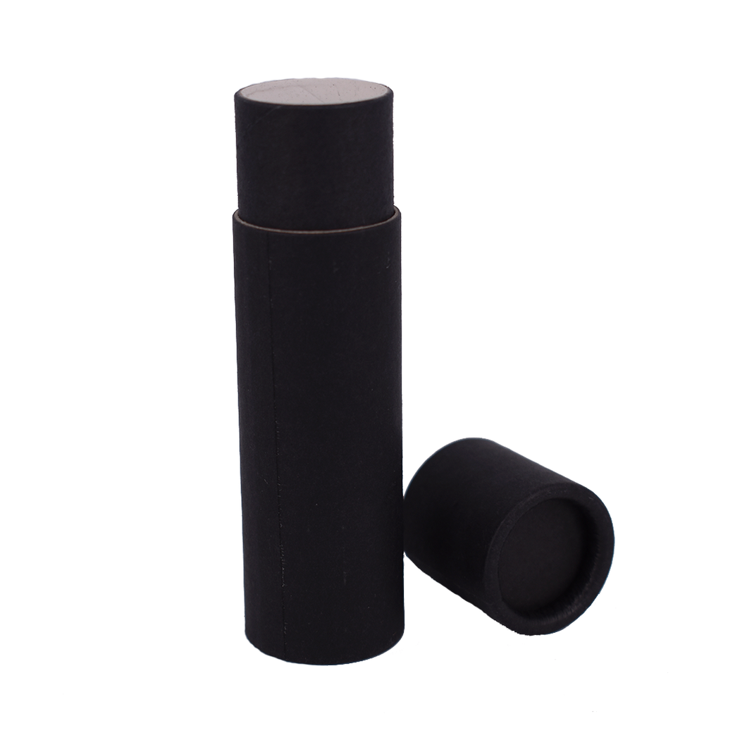 Nutley's 28ml Plastic Free Black Cardboard Cosmetics Tube