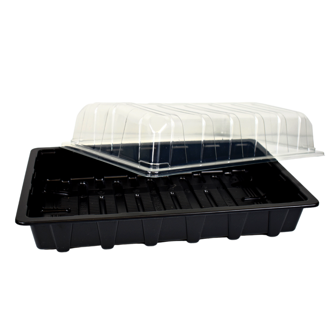 Nutley's Clear Plastic Full Size Seed Propagator Lid and Seed Tray With or Without Holes