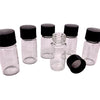 Nutley's 2ml Glass Essence Bottles with Black Lid