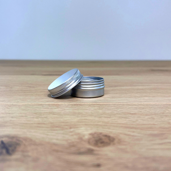 Nutley's 10ml Aluminium Screw Top Lip Balm Tins