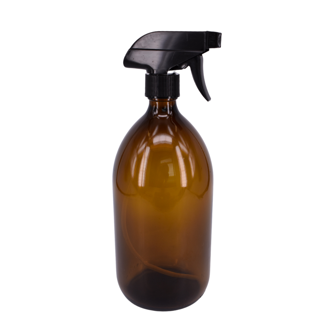 Nutley's 1 Litre Amber Glass Spray Bottle