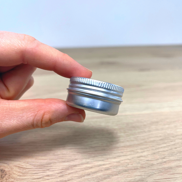 Nutley's 10ml Aluminium Screw Top Lip Balm Tins