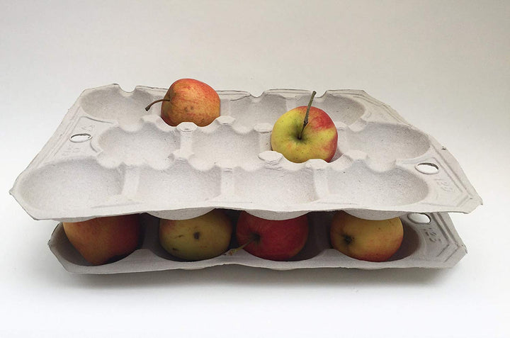Nutley's Fibre Biodegradable Apple Tray 12-hole Compostable Fruit Storage Harvest