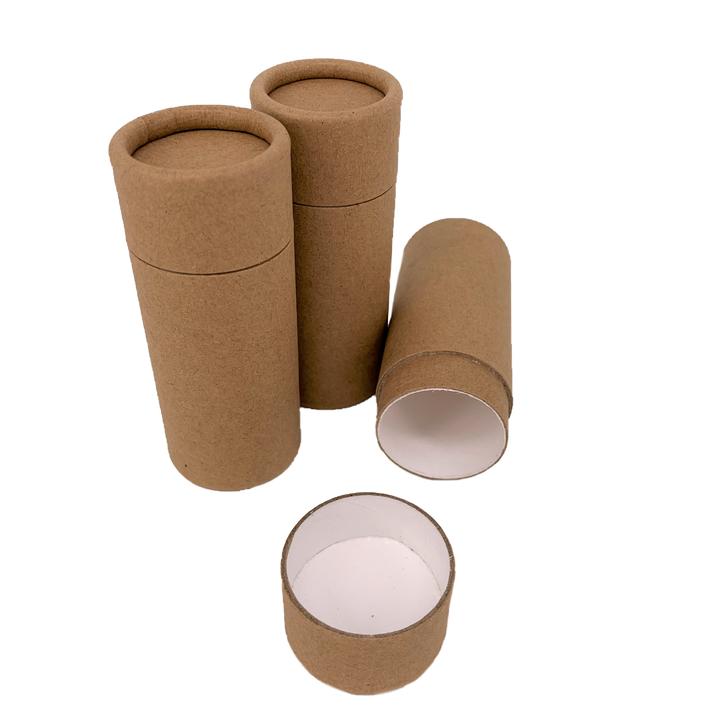 Nutley's 70ml Cardboard Deodorant Tubes Eco Friendly Cosmetic Fragrance 2.5oz Natural Recyclable Biodegradable