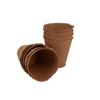 Nutley's 8cm Biodegradable & Organic Wood Fibre Plant Pots