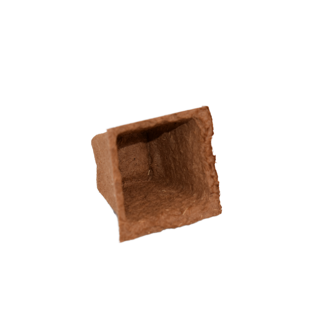 Nutley's 6cm Square Biodegradable & Organic Wood Fibre Plant Pots