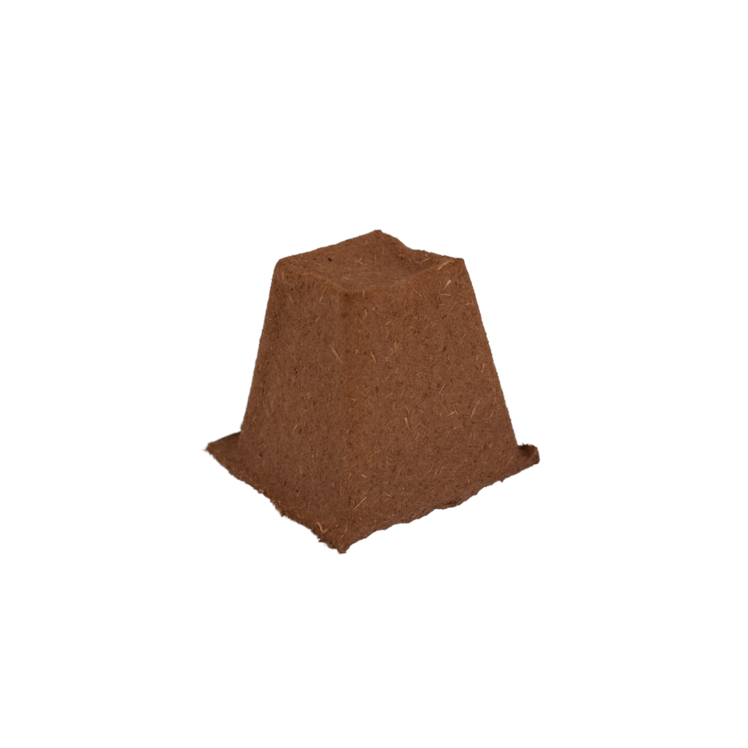 Nutley's 6cm Square Biodegradable & Organic Wood Fibre Plant Pots