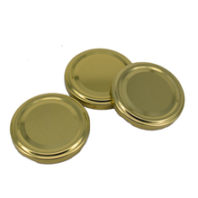 Load image into Gallery viewer, Nutley&#39;s 63mm Gold Lids
