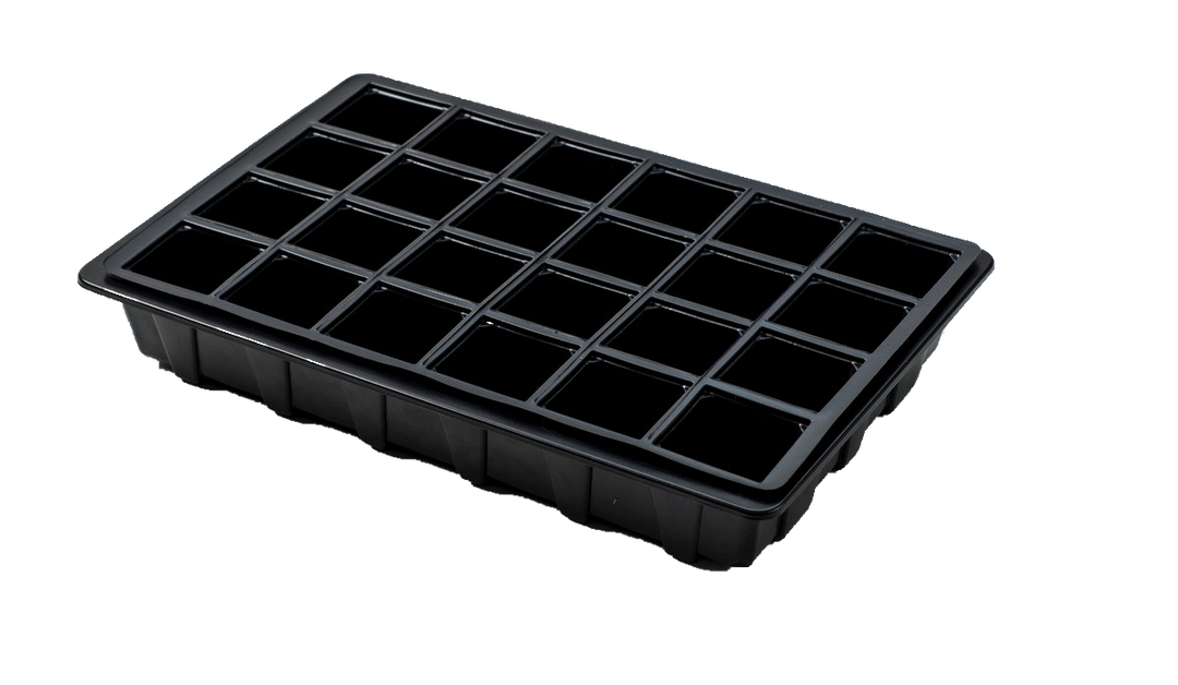 Nutley’s 24 Cell Full Size Seed Propagator Set: Select Drainage Holes and Pack Quantity