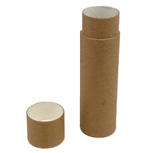 Load image into Gallery viewer, Nutley&#39;s Cardboard Lip Balm Tubes Biodegradable Organic Natural Recyclable 1oz 28ml
