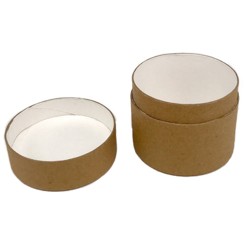 Nutley's 200ml Cardboard Pots Waterproof Lining Cosmetics Body Butter Soaps Biodegradable 