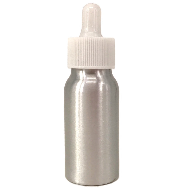 Nutley's 30ml Aluminium Dropper Bottle Pipette Glass Dropper Bottles cosmetics oils fragrance beauty oils white dropper cap modern stylish 