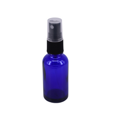 Load image into Gallery viewer, Nutley&#39;s 30ml Cobalt Blue Glass Bottles with Spray Lids

