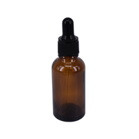 Nutley's 30ml Amber Glass Dropper Bottles: Choose Lid Colour